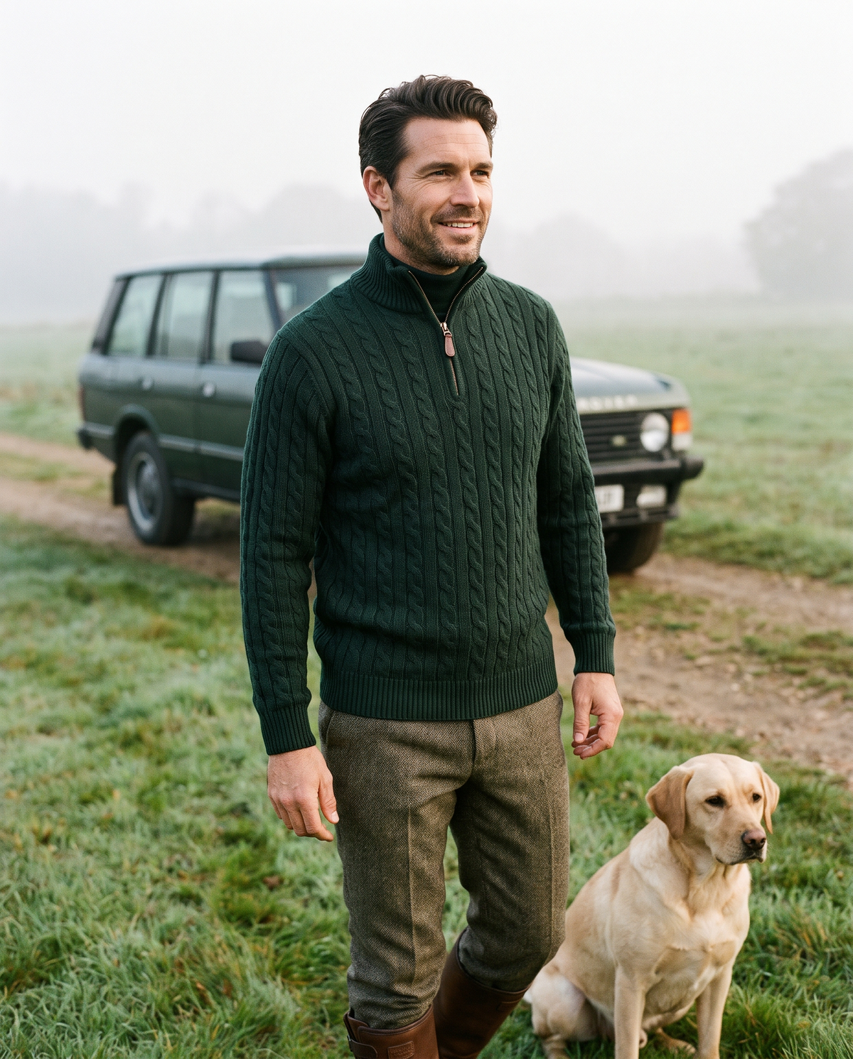 Mayfair Forest Half-Zip
