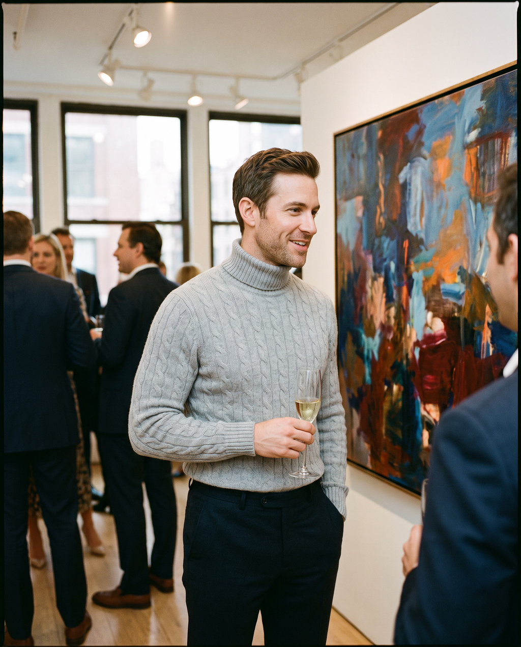 Hudson Grey Turtleneck