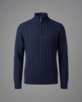 Belfast Navy Half-Zip