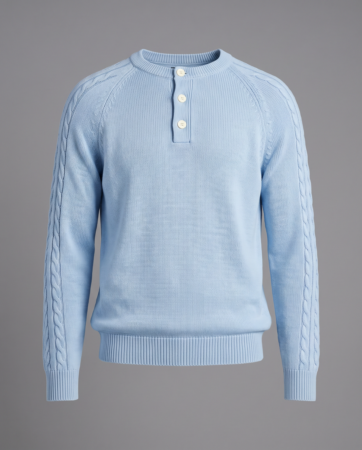 Carlyle Powder Blue Henley