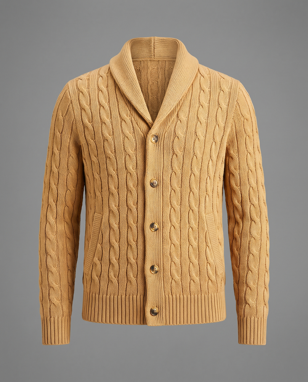 Hampton Wheat Cardigan