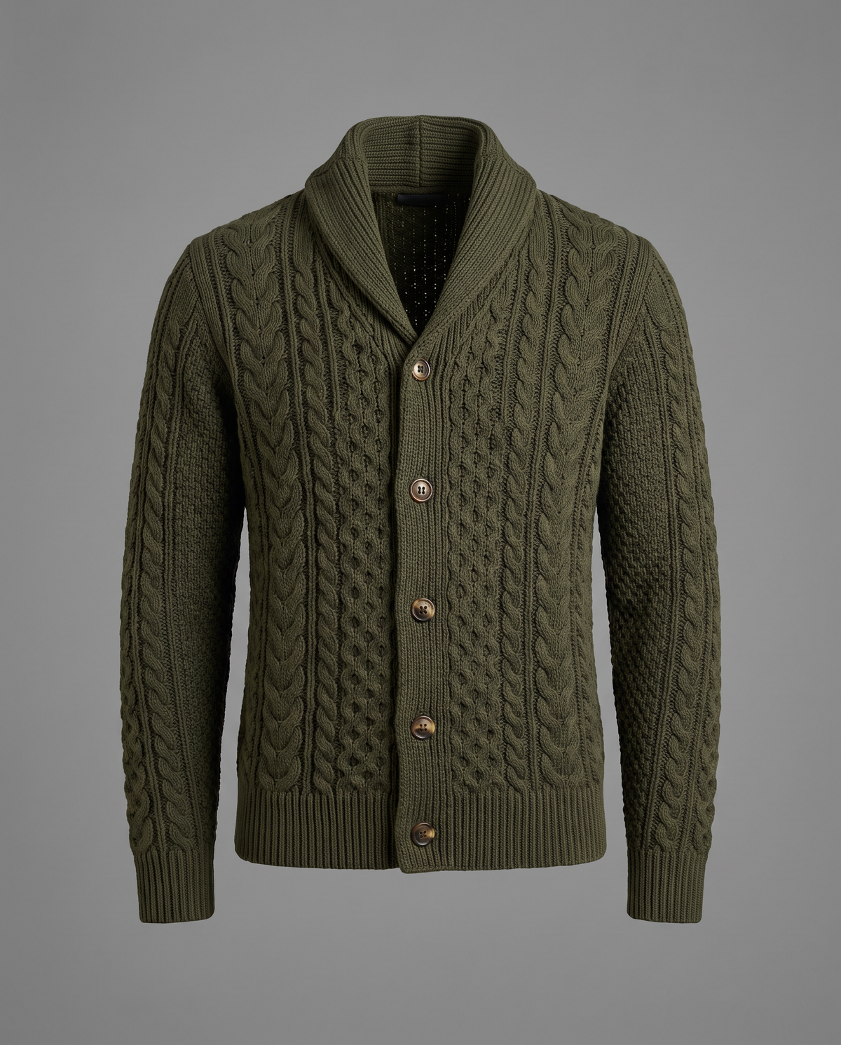Blackwood Olive Shawl