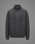 Ascot Charcoal Rollneck