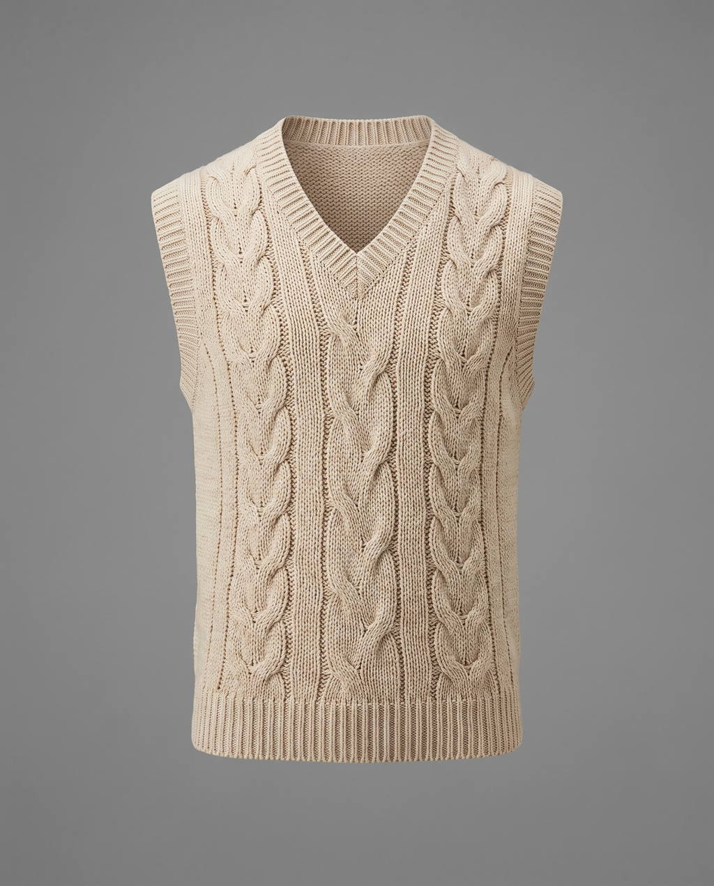 Darien Oatmeal Vest